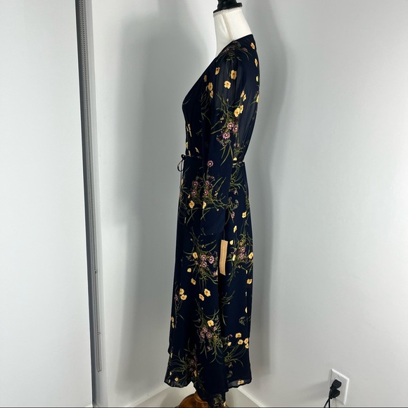 Reformation Melba floral wrap midi dress - Picture 9 of 11